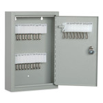 AbilityOne 7125001328973, SKILCRAFT Locking Key Cabinet, 70-Key, Steel, Gray, 14 x 3.25 x 17.25 Product Image 