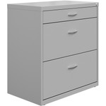NuSparc Pencil Drawer Lateral File - 30" Width x 17.6" Depth x 31.7" Height - 2 x Drawer(s) for File, Pencil - (NPRLF318BBSR) Product Image 