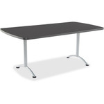Iceberg Arc Fixed Height Table 36X72 Rectangular, Graphite - Rectangle Top - (ICE69227) Product Image 