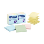 Highland Self-sticking Pastel Pop-up Notepads - 1200 - (MMM6549PUA) Product Image 