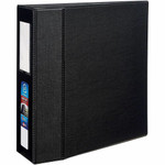 Avery Heavy Duty Binder 4" , One Touch&trade Locking D Rings, Black - 4" Binder Capacity - Letter - 8 1/2" x 11" Sheet Size - 780 Sheet Capacity - 3 Ring(s) Product Image 
