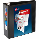 Avery Heavy Duty View Binder 4" , One Touch&trade Locking D Rings, Black - 4" Binder Capacity - Letter - 8 1/2" x 11" Sheet Size - 780 Sheet Capacity - 4 1/2" Spine Width Product Image 