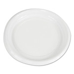 Boardwalk Hi-Impact Plastic Dinnerware, Plate, 9" dia, White, 500/Carton View Product Image