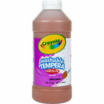 Crayola Artista II Washable Tempera Paints - 1 Color(s) - Brown - 16 oz - Washable Product Image 