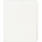 Avery Standard Collated Legal Dividers - 1 x Divider(s) - Blank Side Tab(s) - 25 Tab(s)/Set - 8.5" Divider Width x 11" Divider Length - Letter Product Image 