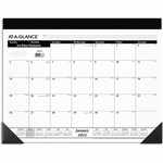 At-A-Glance Monthly Desk Pad Calendar, Standard, 21 3/4" x 17" - Julian Dates - Monthly - 12 Month - January 2026 to December 2026 - 1 Month Single Page Layout Product Image 
