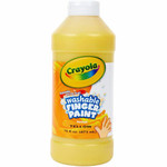 Crayola Washable Finger Paint - 1 Color(s) - Yellow - 16 fl oz - Washable Product Image 