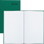 Rediform Emerald Series Account Book - 500 Sheet(s) - Gummed - 7.25" x 12.25" Sheet Size - Green - White Sheet(s) Product Image 