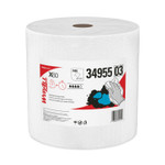WypAll General Clean X60 Cloths, Jumbo Roll, 12.2 x 12.4, White, 1,100/Roll (KCC34955) View Product Image