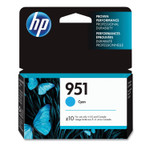 HP 951, (CN050AN) Cyan Original Ink Cartridge View Product Image