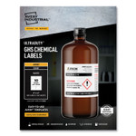 Avery UltraDuty GHS Chemical Waterproof and UV Resistant Labels, 2 x 4, White, 10/Sheet, 50 Sheets/Box View Product Image