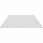 Lorell Hospitality/Conference Tabletop - 42" Width x 1" Thickness x 42" Length - Band Edge - White Table Top - For Reception Area, Conference Table, Breakroom, Lobby, Meeting, Office Product Image 