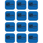 Flipside Magnetic Whiteboard Student Erasers - Blue - Square - EVA Foam - 2" Width x 2" Height x 2" Length - 12 / Pack Product Image 