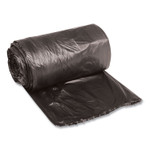 Boardwalk Low-Density Waste Can Liners, 16 gal, 0.35 mil, 24" x 32", Black, 25 Bags/Roll, 10 Rolls/Carton (BWK2432L) View Product Image