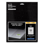 Avery PermaTrack Durable White Asset Tag Labels, Laser Printers, 0.5 x 1, White, 84/Sheet, 8 Sheets/Pack View Product Image