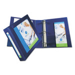 Avery Framed View Heavy-Duty Binders, 3 Rings, 2" Capacity, 11 x 8.5, Navy Blue (AVE68033) View Product Image