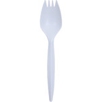 Genuine Joe Medium-Weight Spork - 1 Piece(s) - Spork - 1 x Spork - Disposable - Polypropylene Product Image 