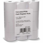 ICONEX 2-1/4"x150' Blended Bond Paper Roll - 2 1/4" x 150 ft - White Product Image 
