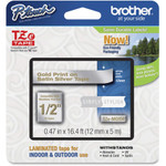Brother Laminated TZE Tape, 12mm, Gold/ Satin Silver (BRTTZEMQ934) View Product Image