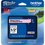 Brother Laminated TZE Tape, 12mm, Pastel Pink (BRTTZEMQE31) View Product Image