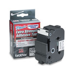 Brother P-Touch TZ Extra-Strength Adhesive Laminated Labeling Tape, 1.4" x 26.2 ft, Black on White View Product Image