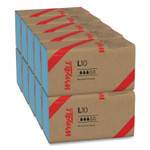 WypAll L10 Windshield Towels, 1-Ply, 9.1 x 10.25, Light Blue, 224/Pack, 10 Packs/Carton View Product Image