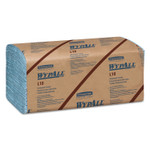 WypAll L10 Windshield Towels, 1-Ply, 9.1 x 10.25, Light Blue, 224/Pack, 10 Packs/Carton (KCC05123) View Product Image