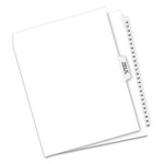 Avery Preprinted Legal Exhibit Side Tab Index Dividers, Avery Style, 26-Tab, 26 to 50, 11 x 8.5, White, 1 Set (AVE11372) View Product Image