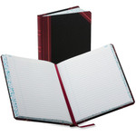 Boorum & Pease Boorum 38 Series Account Books - 300 Sheet(s) - Thread Sewn - 7.62" x 9.62" Sheet Size - Black - White Sheet(s) Product Image 