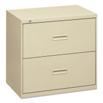 HON 400 Series Lateral File, 2 Legal/Letter-Size File Drawers, Putty, 36" x 18" x 28" View Product Image