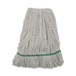 Boardwalk Mop Head, Premium Standard Head, Cotton/Rayon Fiber, Medium, White (BWK502WHNB) View Product Image