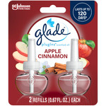 Glade PlugIns Refill - Oil - 1.3 fl oz (0 quart) - Apple Cinnamon - 50 Day - Long Lasting - (SJN375748) Product Image 