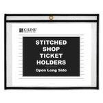 C-Line Shop Ticket Holders, Stitched, Both Sides Clear, 75 Sheets, 12 x 9, 25/Box (CLI49912) View Product Image