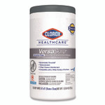 Clorox Healthcare VersaSure Cleaner Disinfectant Wipes, 1-Ply, 6 x 5, Fragranced, White, 150 Towels/Canister View Product Image
