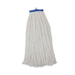 Boardwalk Cut-End Lie-Flat Wet Mop Head, Rayon, 24oz, White (BWK724REA) View Product Image