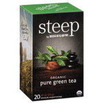 Bigelow steep Tea, Pure Green, 0.91 oz Tea Bag, 20/Box (BTC17703) View Product Image