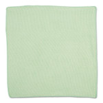 Rubbermaid Commercial Microfiber Cleaning Cloths, 16 x 16, Green, 24/Pack RCP1820582 (RCP1820582) View Product Image