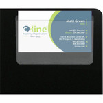 C-Line Self-adhesive Business Card Holders - 3.5" Height x 2" Width x 2.4" Length - Polypropylene - Clear Product Image 