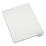 Avery-Style Preprinted Legal Bottom Tab Dividers, 26-Tab, Exhibit O, 11 x 8.5, White, 25/Pack View Product Image