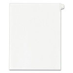 Avery Preprinted Legal Exhibit Side Tab Index Dividers, Allstate Style, 10-Tab, 1, 11 x 8.5, White, 25/Pack (AVE82199) View Product Image