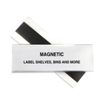 C-Line HOL-DEX Magnetic Shelf/Bin Label Holders, Side Load, 2 x 6, Clear, 10/Box (CLI87247) View Product Image