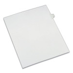 Avery Preprinted Legal Exhibit Side Tab Index Dividers, Allstate Style, 10-Tab, 7, 11 x 8.5, White, 25/Pack (AVE82205) View Product Image