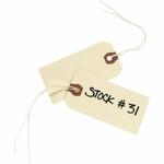 Avery Manila G Shipping Tag - #9 - 3.75" Length x 1.87" Width - Rectangular - String Fastener - Card Stock Product Image 