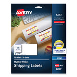 Avery Vibrant Inkjet Color-Print Labels w/ Sure Feed, 2 x 4, Matte White, 200/PK View Product Image
