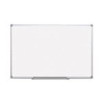 MasterVision Earth Silver Easy-Clean Dry Erase Board, 72 x 48, White Surface, Silver Aluminum Frame (BVCCR1220790) View Product Image