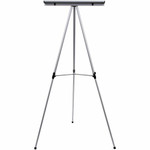MasterVision 3-leg Display Easel - 45 lb Load Capacity - 69" Height x 28.50" Width x 34" Depth - Metal, Aluminum, Plastic, Rubber - (BVCFLX05102MV) Product Image 
