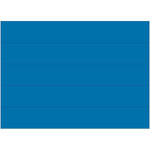 MasterVision 6" Magnetic Dry Erase Strips - 0.88" Length x 6" Width - Blue - For Board, Color Coding Product Image 