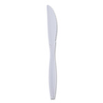 Boardwalk Heavyweight Wrapped Polypropylene Cutlery, Knife, White, 1,000/Carton (BWKKNIHWPPWIW) View Product Image