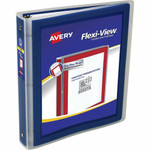 Avery Flexi-View 3 Ring Binders - 1 1/2" Binder Capacity - Letter - 8 1/2" x 11" Sheet Size - 275 Sheet Capacity - 3 Ring(s) Product Image 