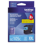 Brother LC105C Innobella Super High-Yield Ink, 1,200 Page-Yield, Cyan (BRTLC105C) View Product Image